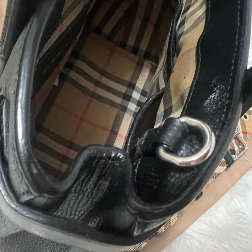 Small Burberry black banner tote - Picture 6 of 14
